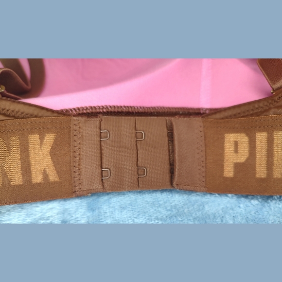 PINK VICTORIA'S SECRET wear everywhere wireless lightly lined 36C adjustable bra - Picture 3 of 6